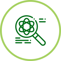 Icono que representa los centros de investigación de los diferentes sectores.